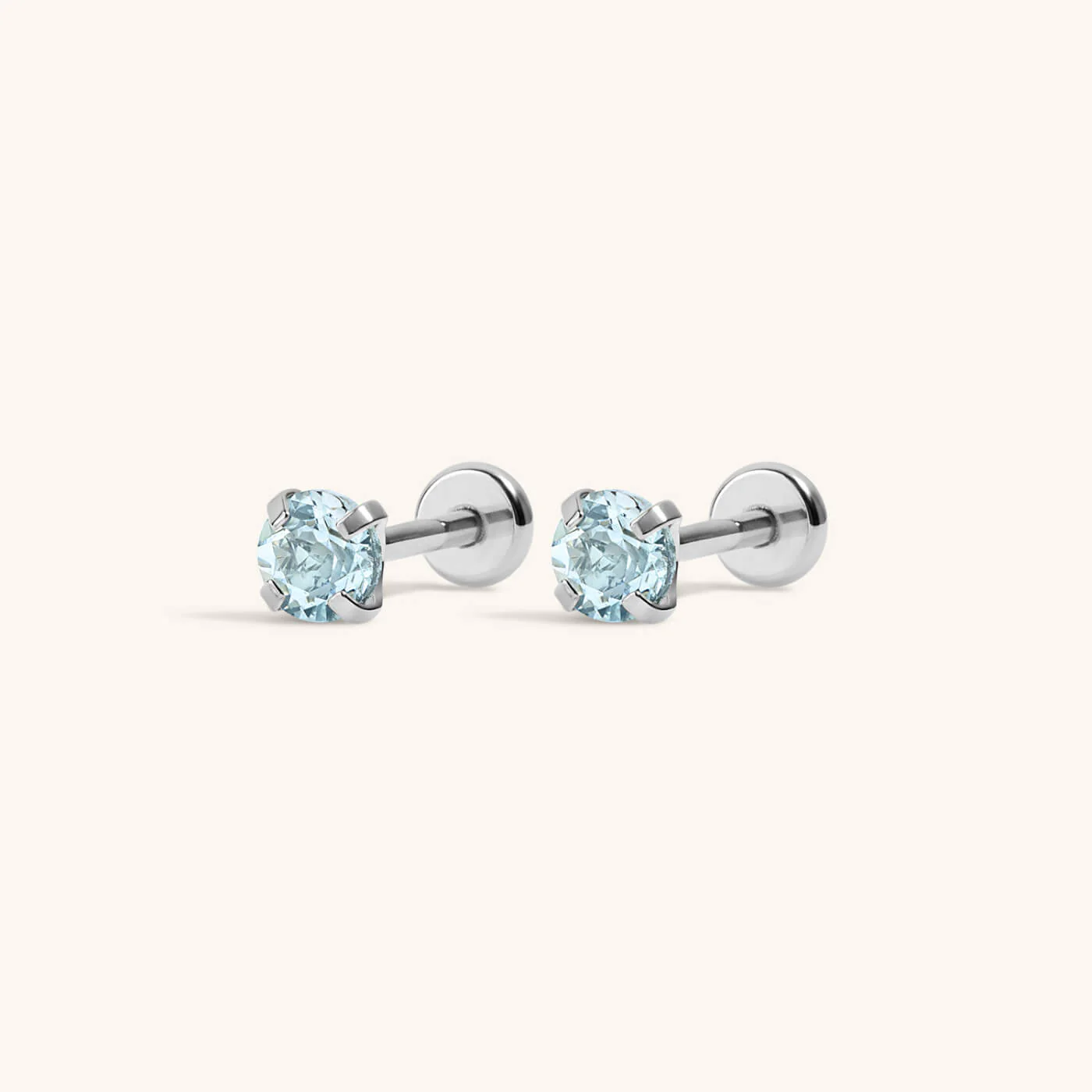 Aquamarine Nap Earrings - Image 4