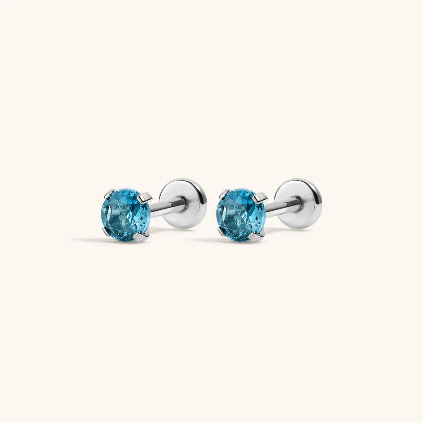 Blue Topaz Nap Earrings - Image 4