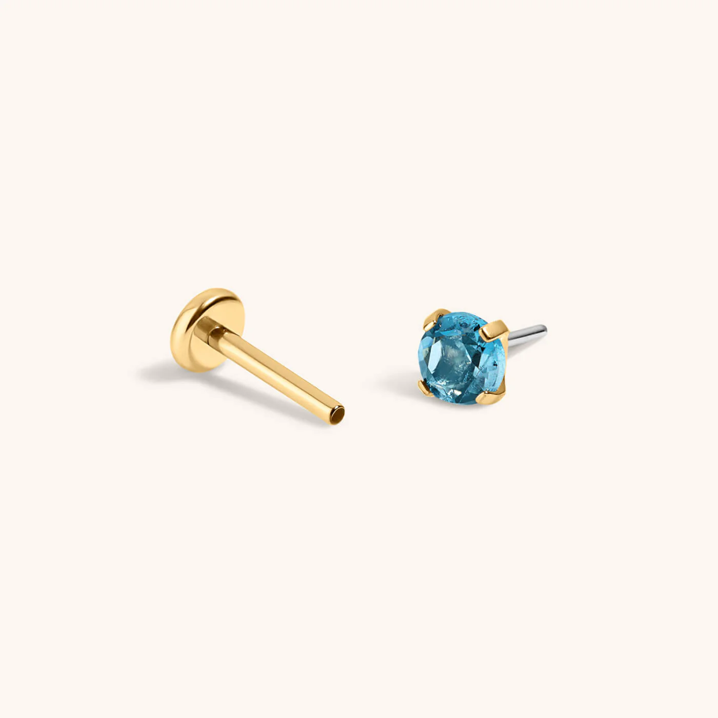 Blue Topaz Nap Earrings - Image 5
