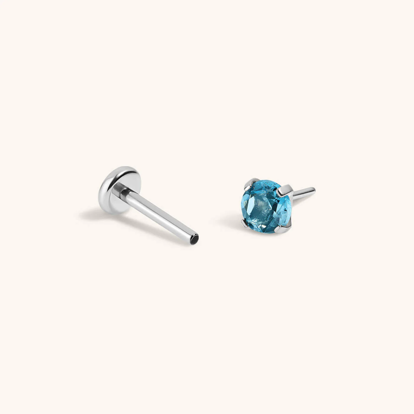 Blue Topaz Nap Earrings - Image 6