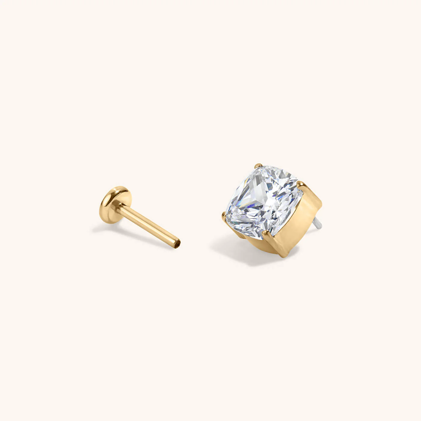 Celestial Crystal Cushion Nap Earrings - Image 5