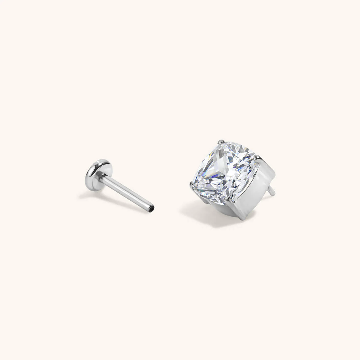 Celestial Crystal Cushion Nap Earrings - Image 6
