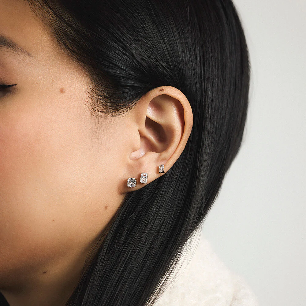 Celestial Crystal Cushion Nap Earrings - Image 3