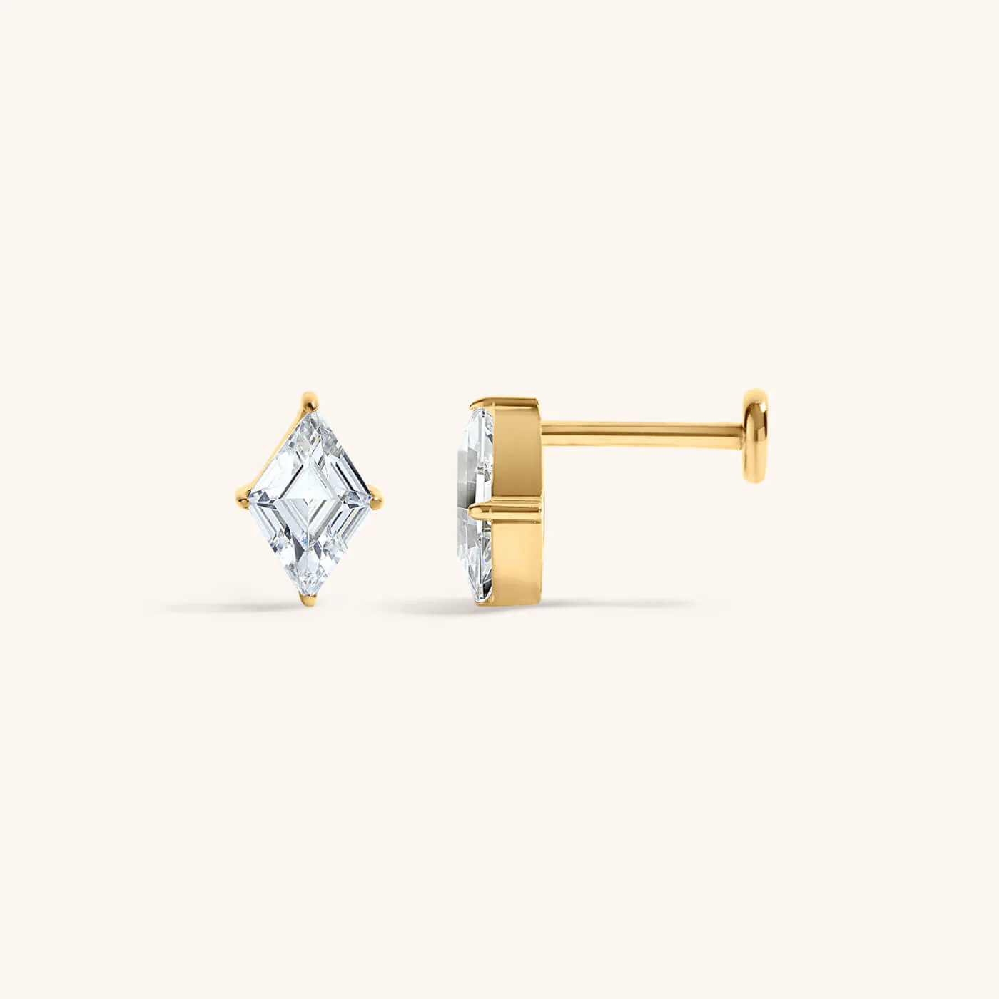 Celestial Crystal Lozenge Nap Earrings - Image 4