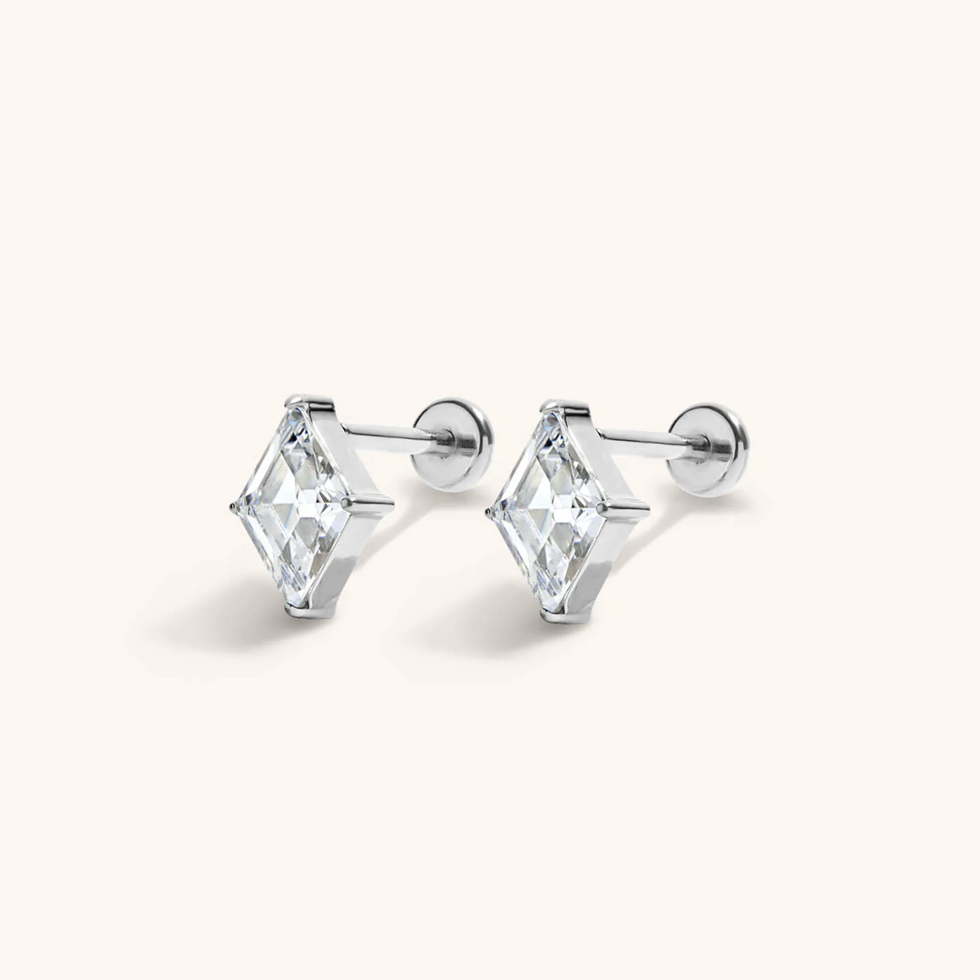Celestial Crystal Lozenge Nap Earrings - Image 6