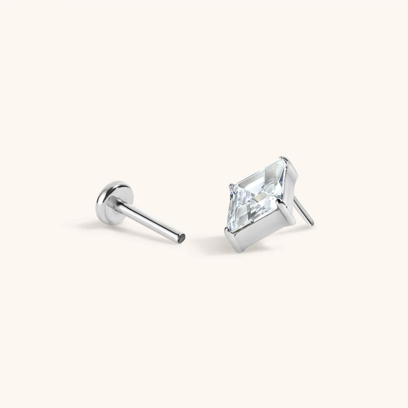 Celestial Crystal Lozenge Nap Earrings - Image 8