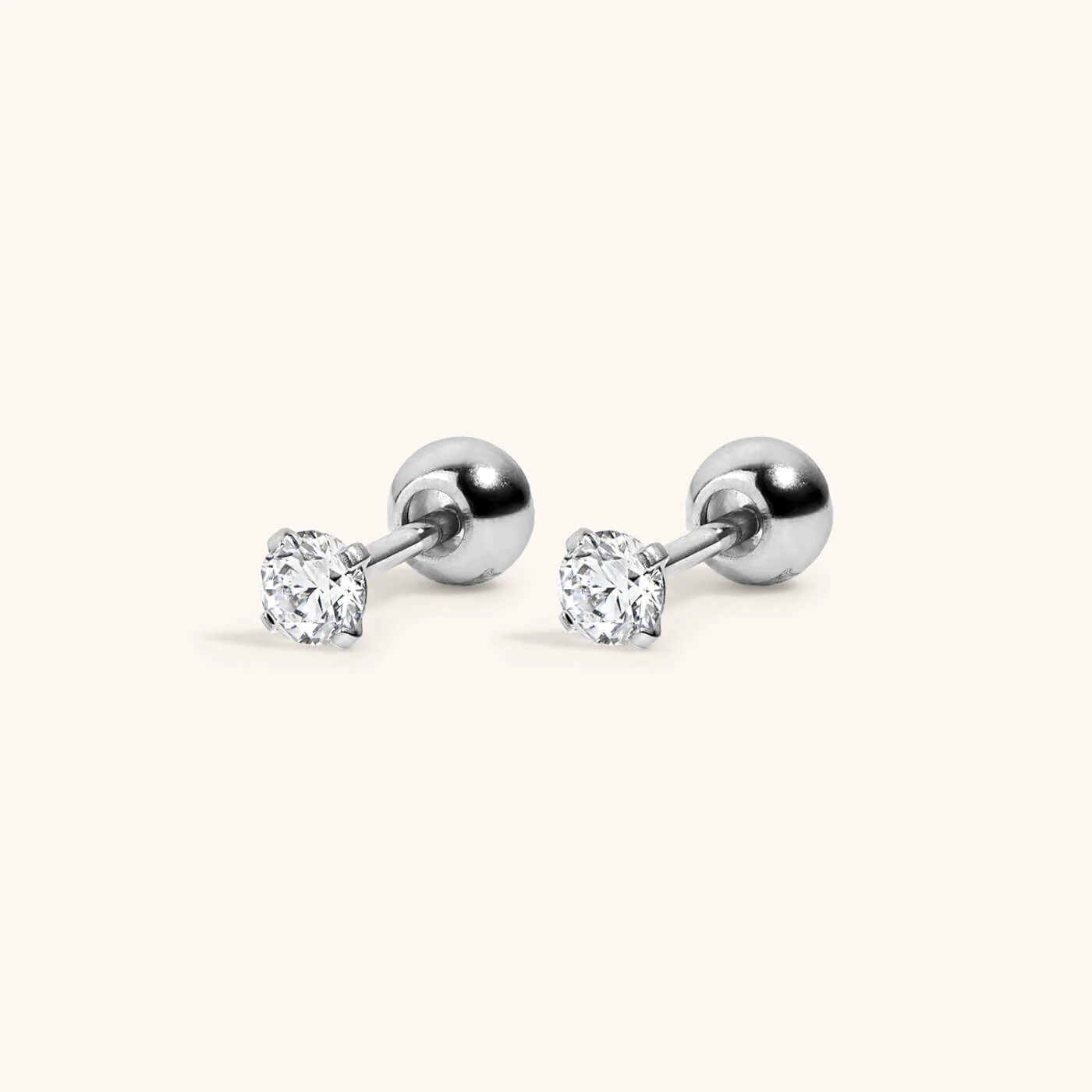 Celestial Crystal Studs in Titanium - Image 4