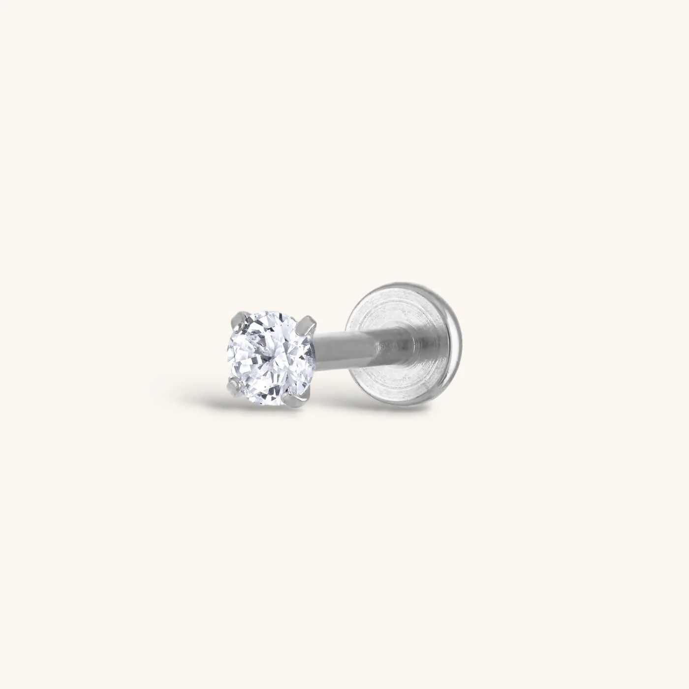 Celestial Crystal Threaded Flat Back Earring - Image 4