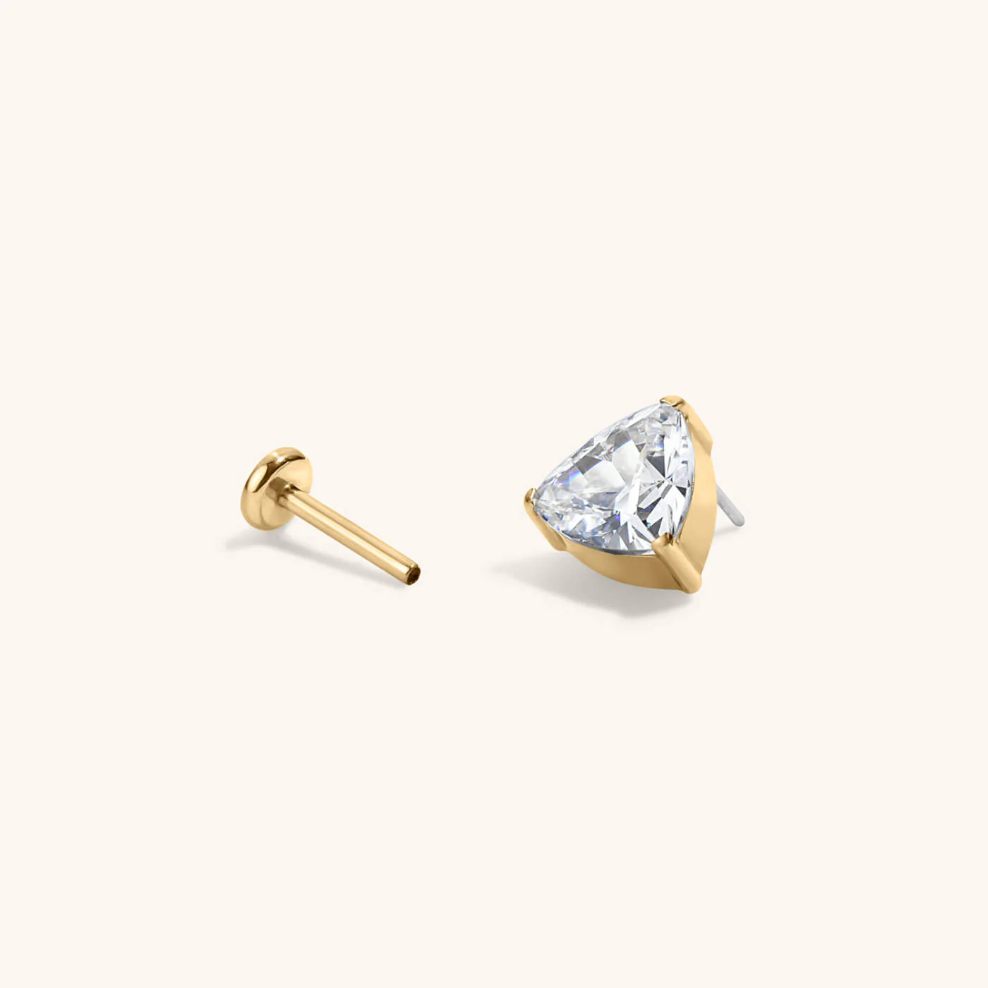 Celestial Crystal Trillion Nap Earrings - Image 3