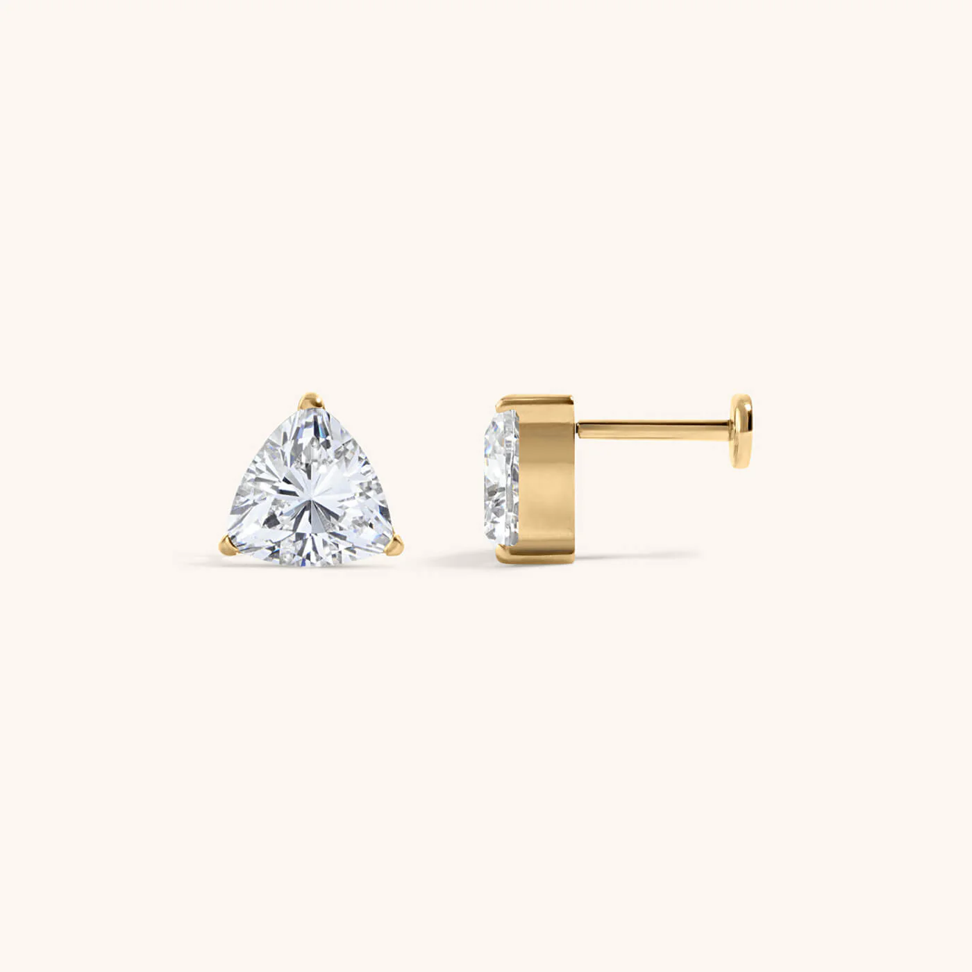 Celestial Crystal Trillion Nap Earrings - Image 4