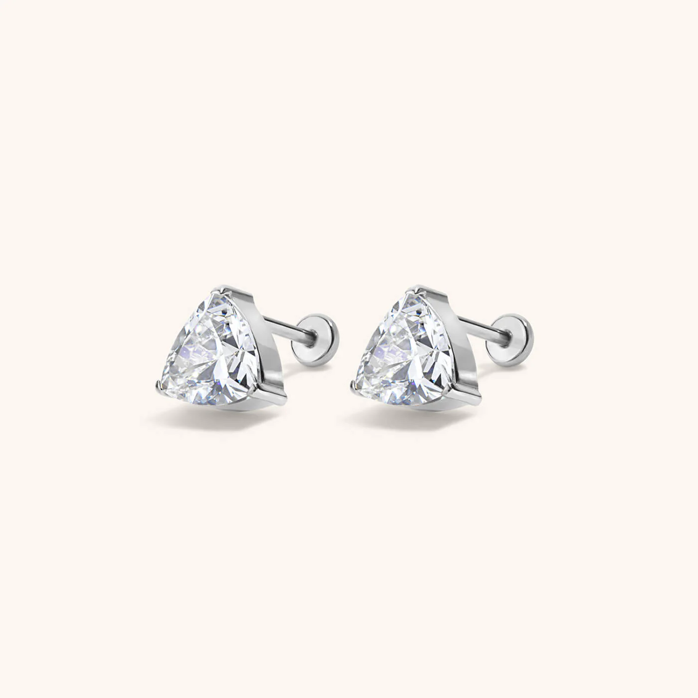 Celestial Crystal Trillion Nap Earrings - Image 5