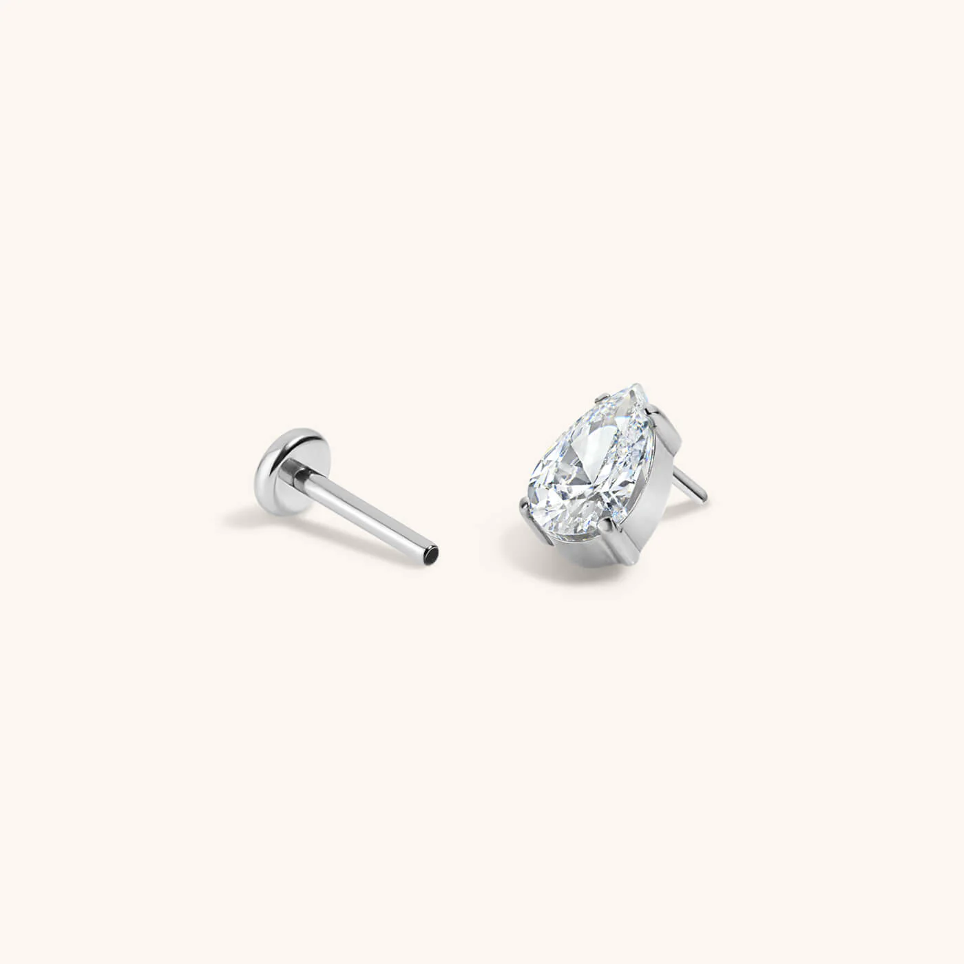 Crystal Pear Nap Earrings - Image 11