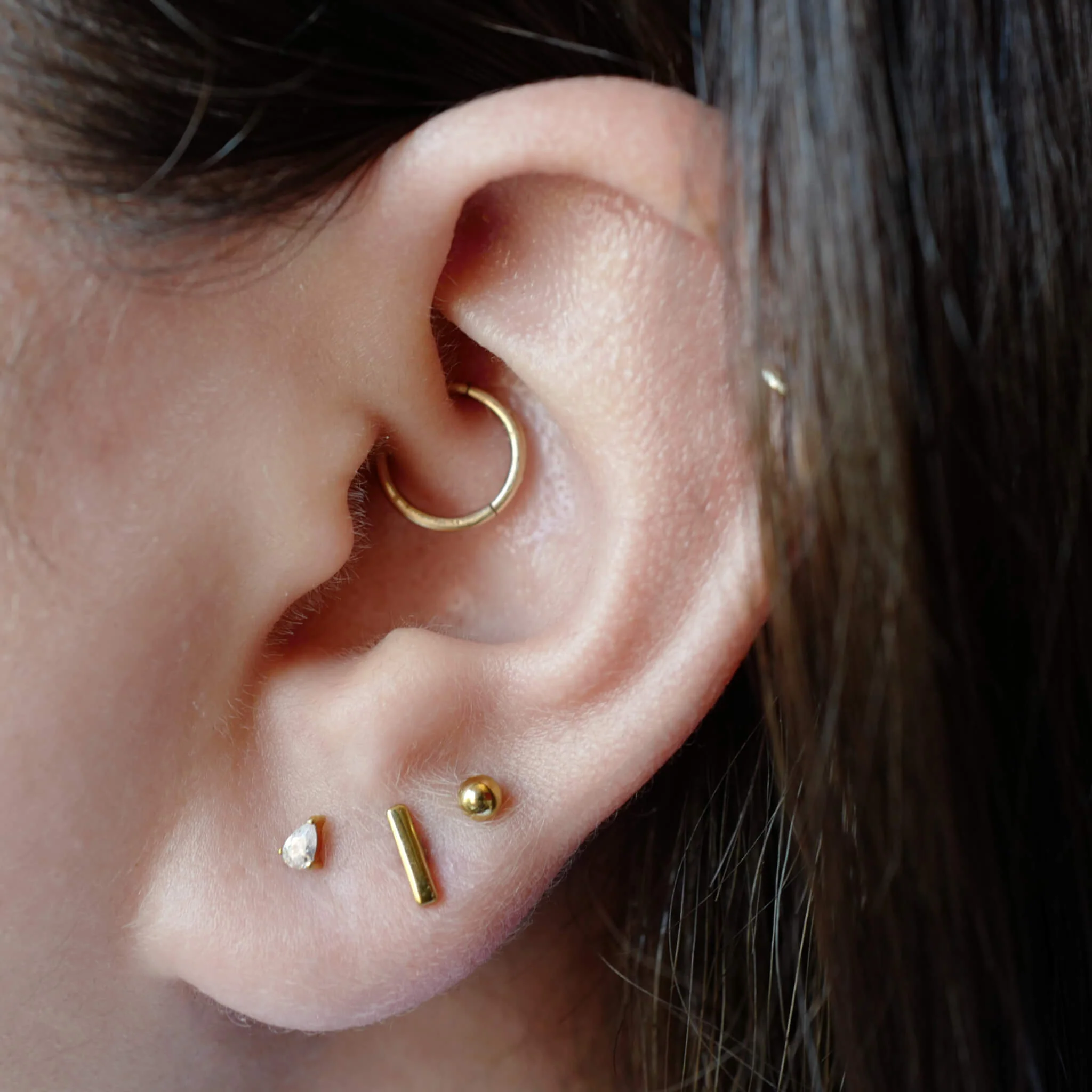 Crystal Pear Nap Earrings - Image 6