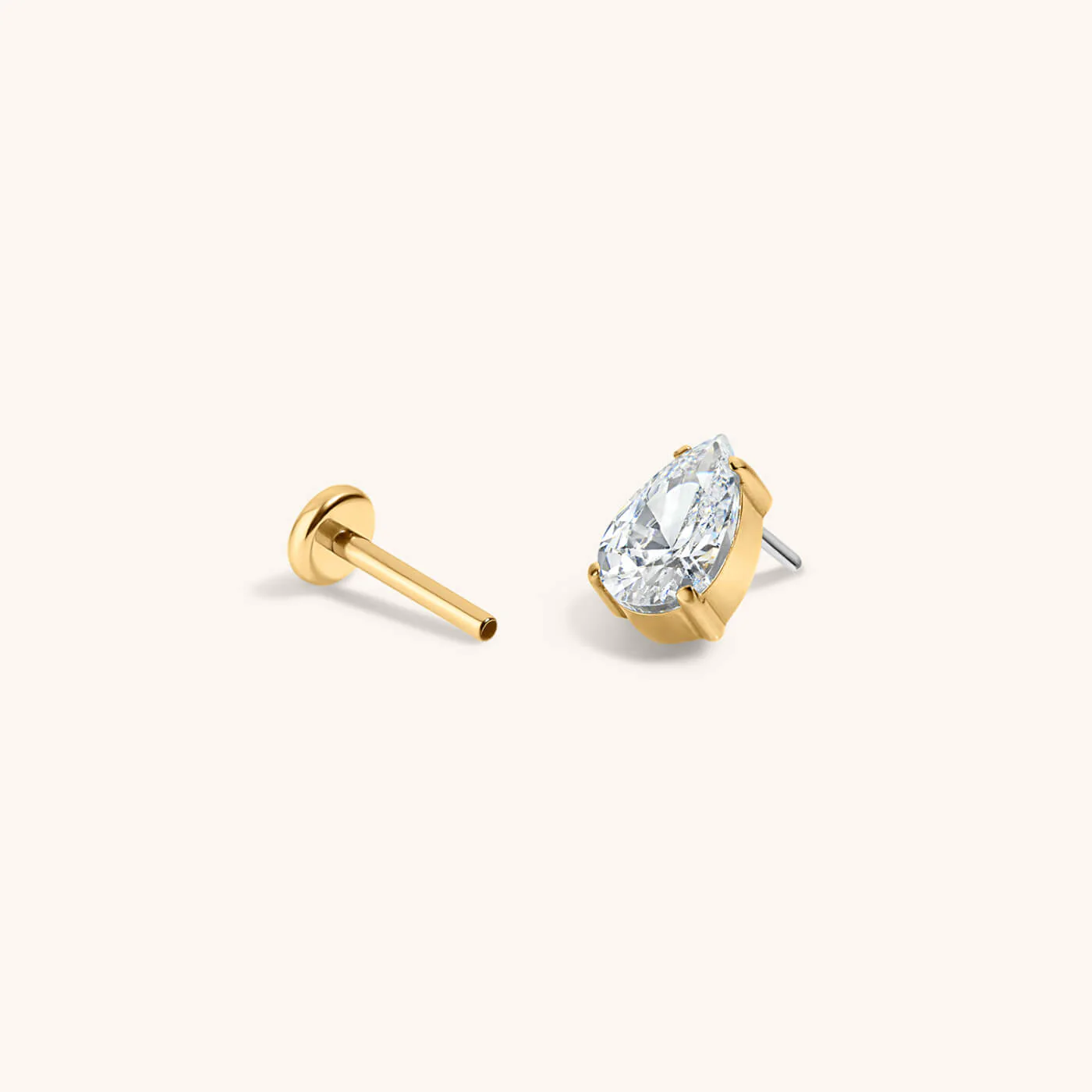 Crystal Pear Nap Earrings - Image 9
