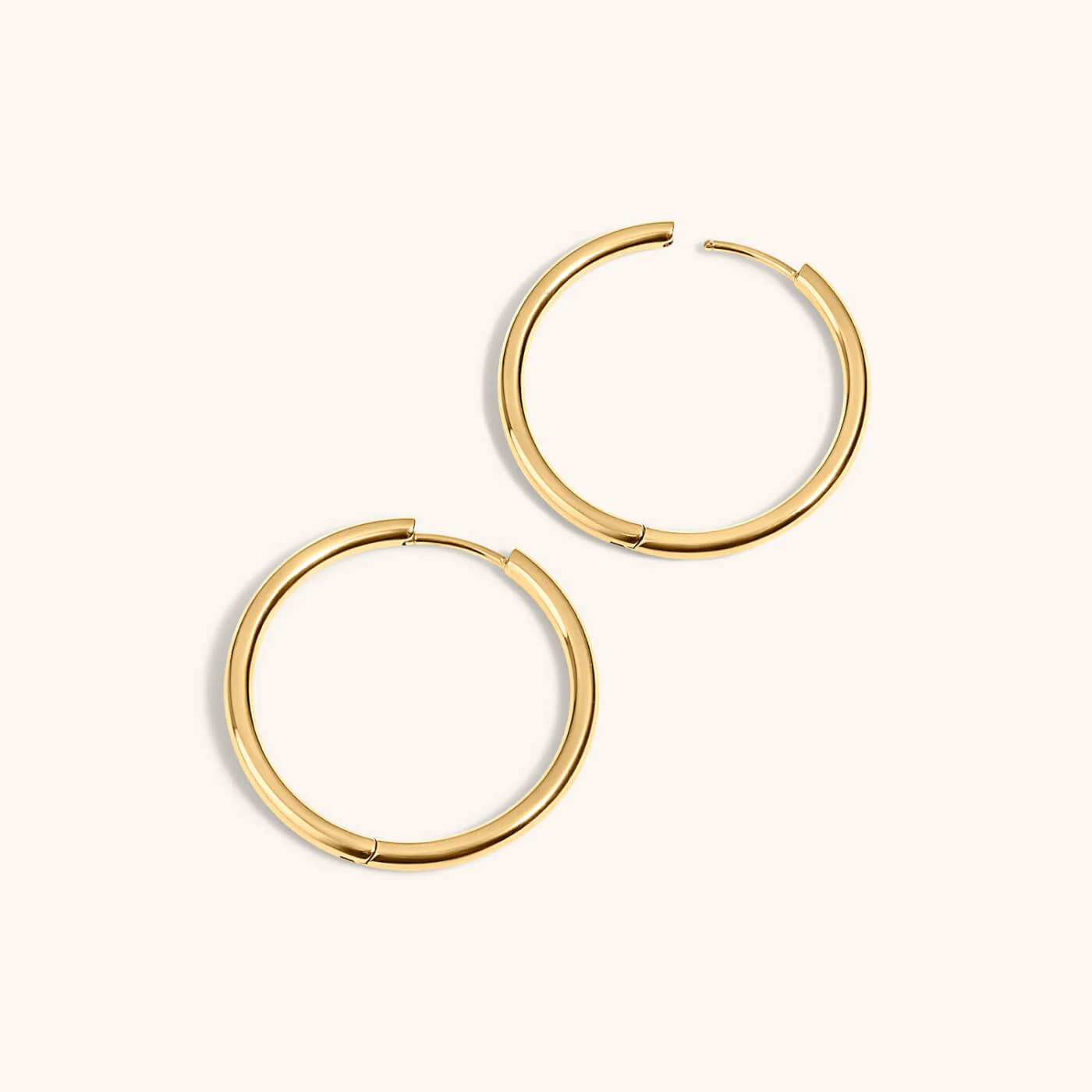 Classic 1" Hoops in Titanium - Image 5