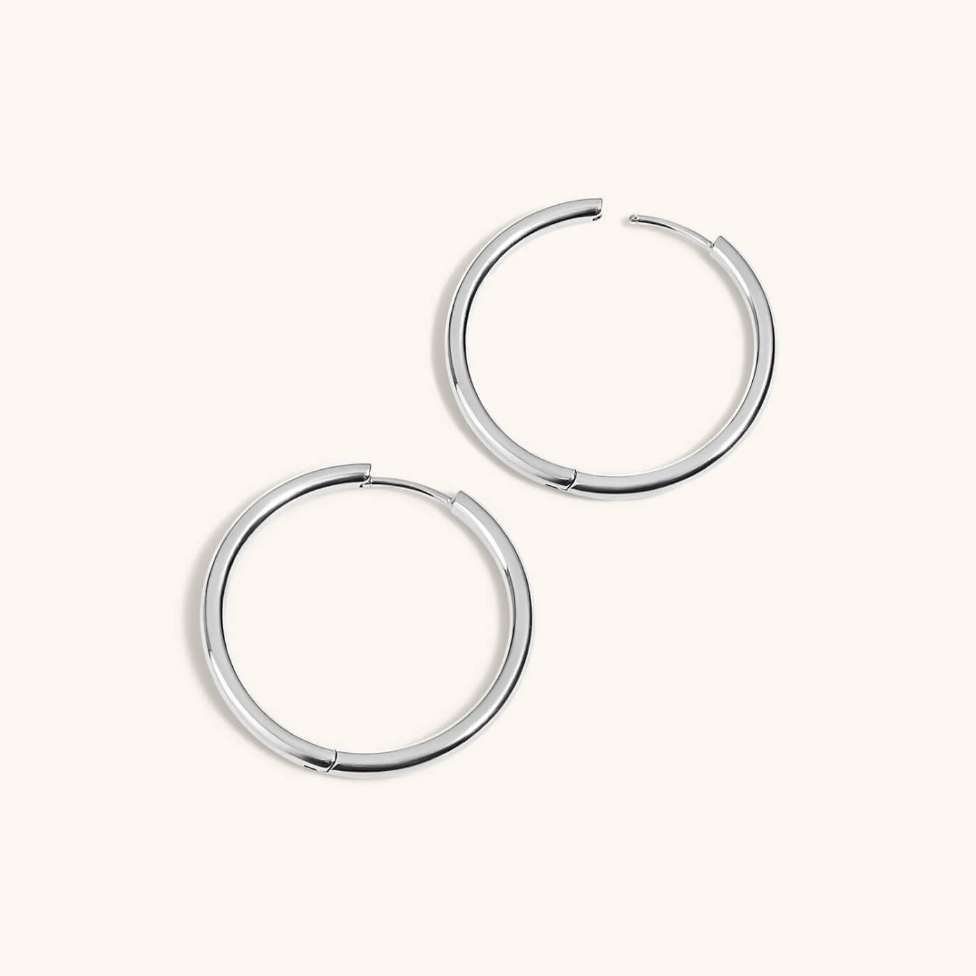 Classic 1" Hoops in Titanium - Image 7