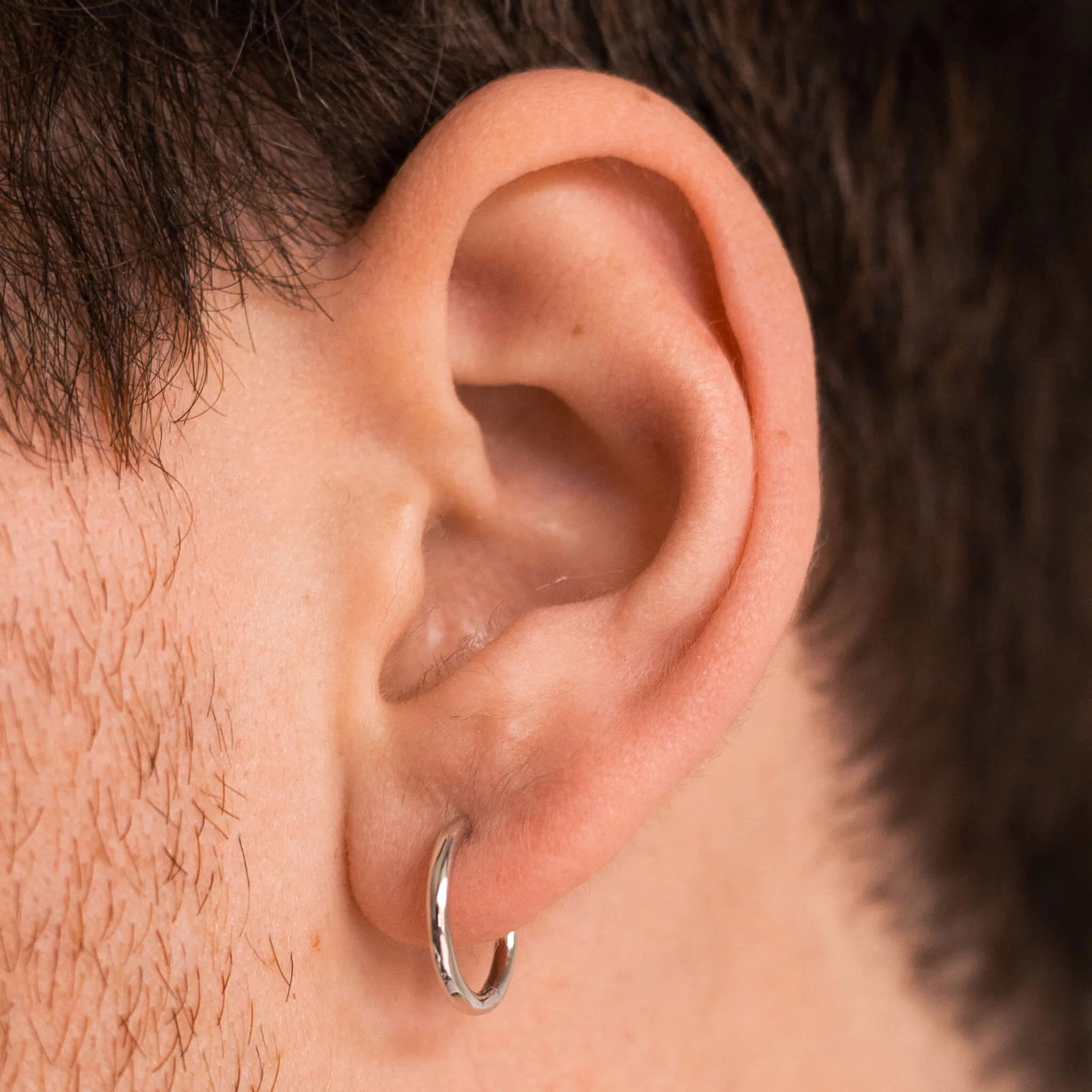 Classic Hoops in Titanium - Image 3