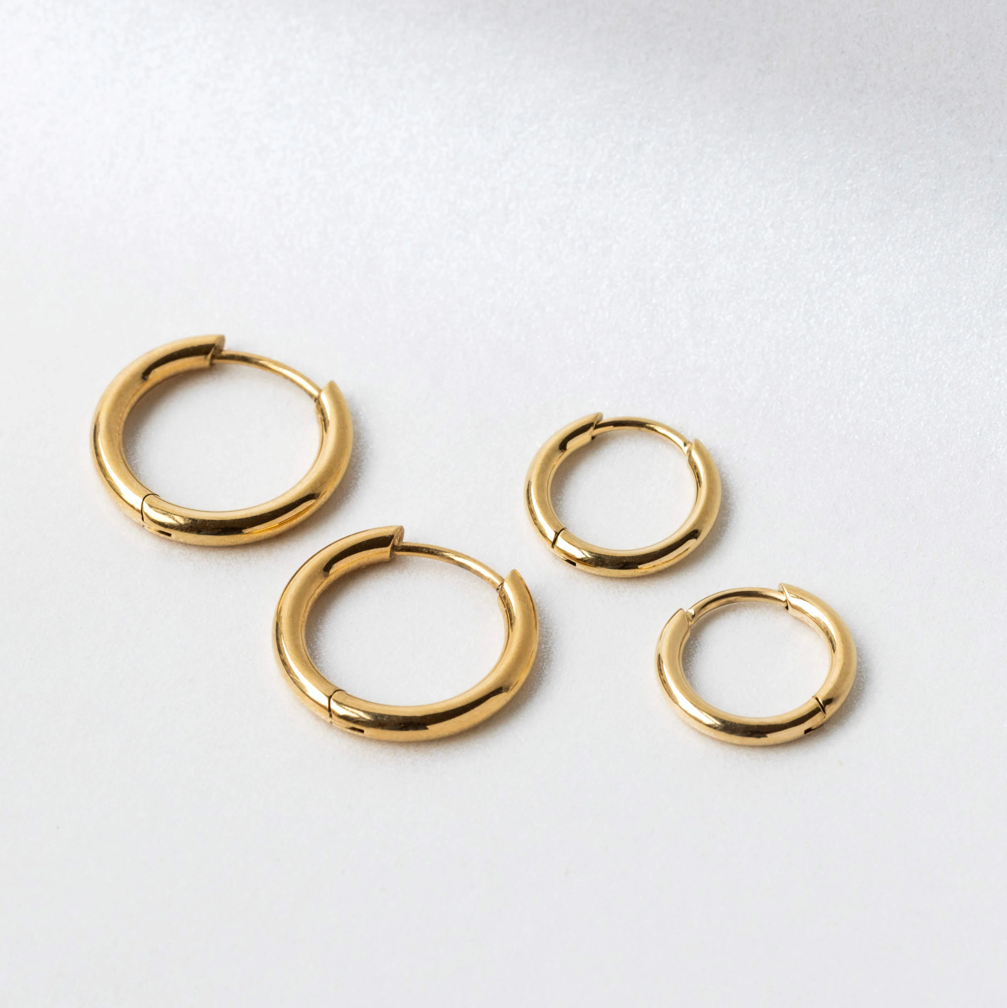 Classic Hoops in Titanium - Image 7