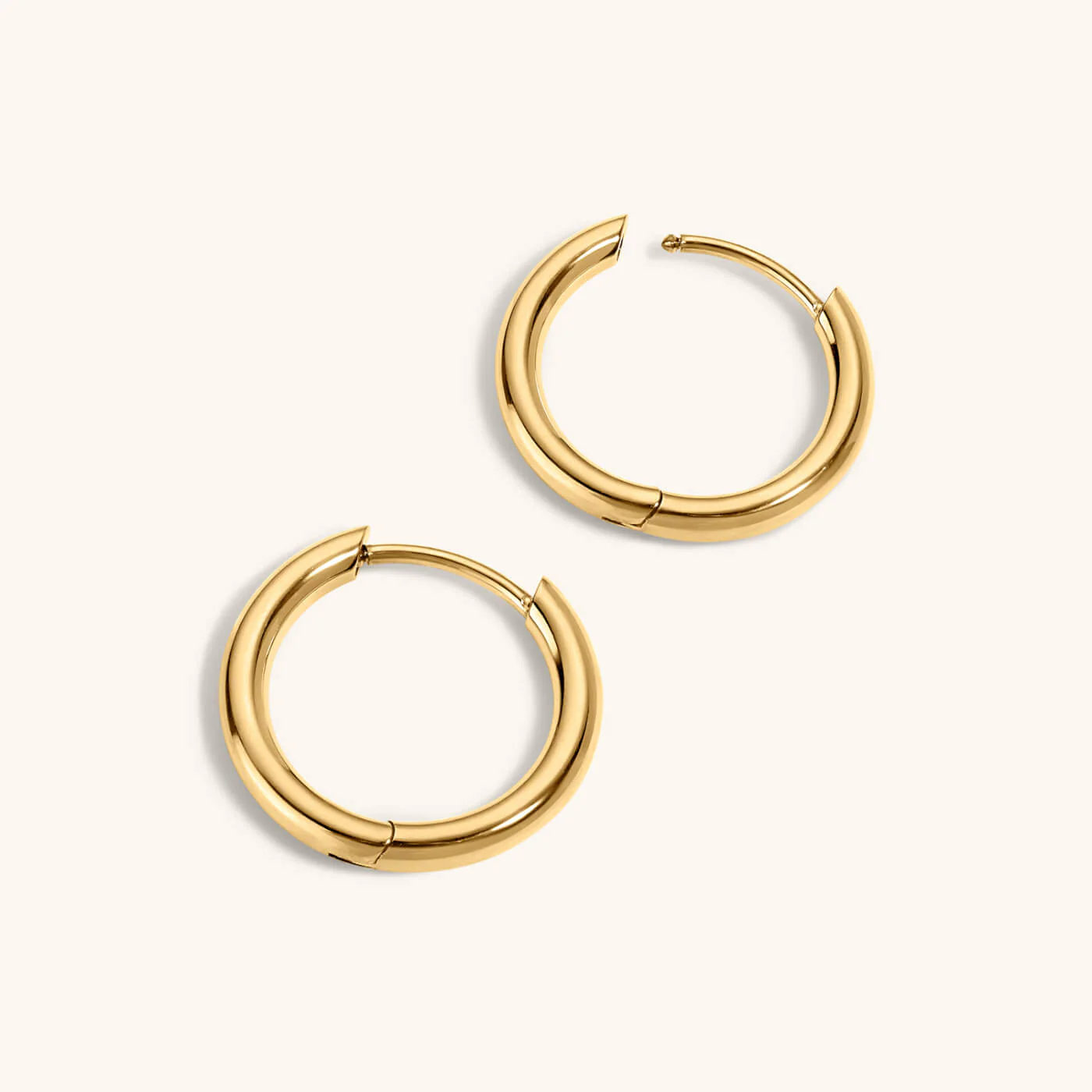 Classic Hoops in Titanium - Image 9