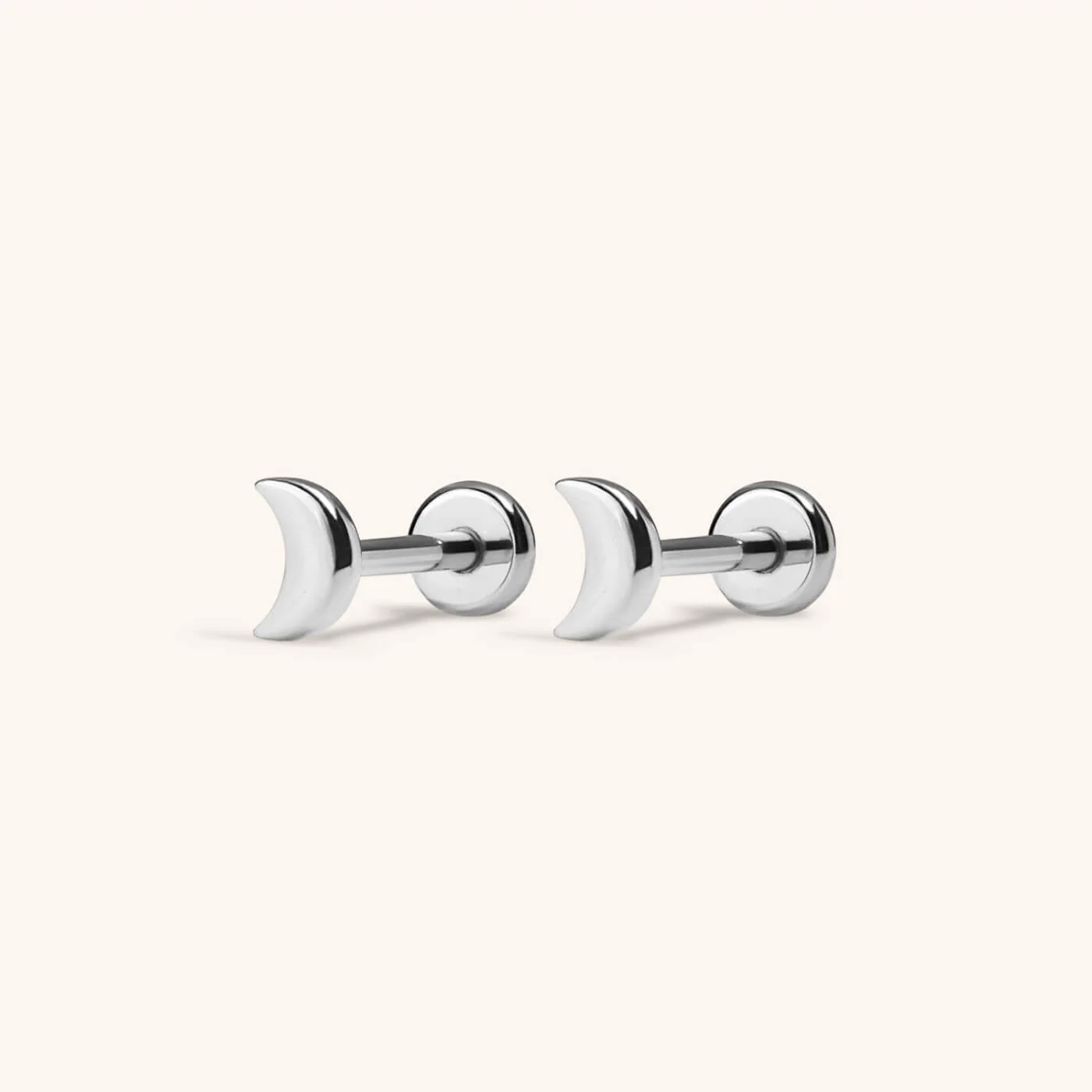 Classic Moon Nap Earrings - Image 4