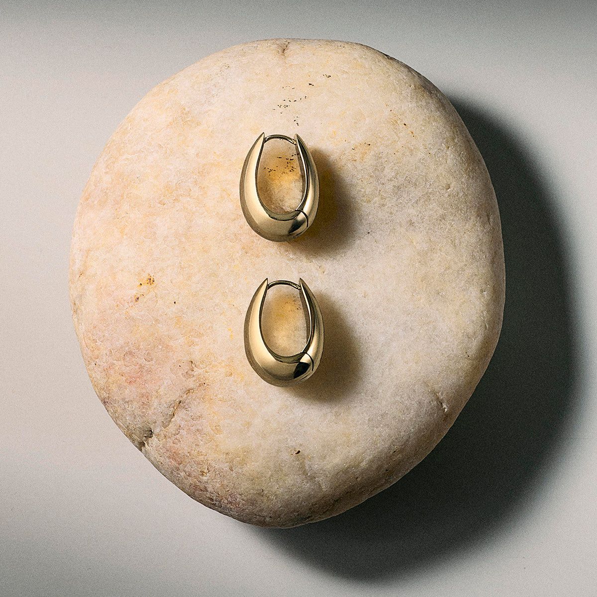 Dewdrop Hoops in Titanium - Image 9