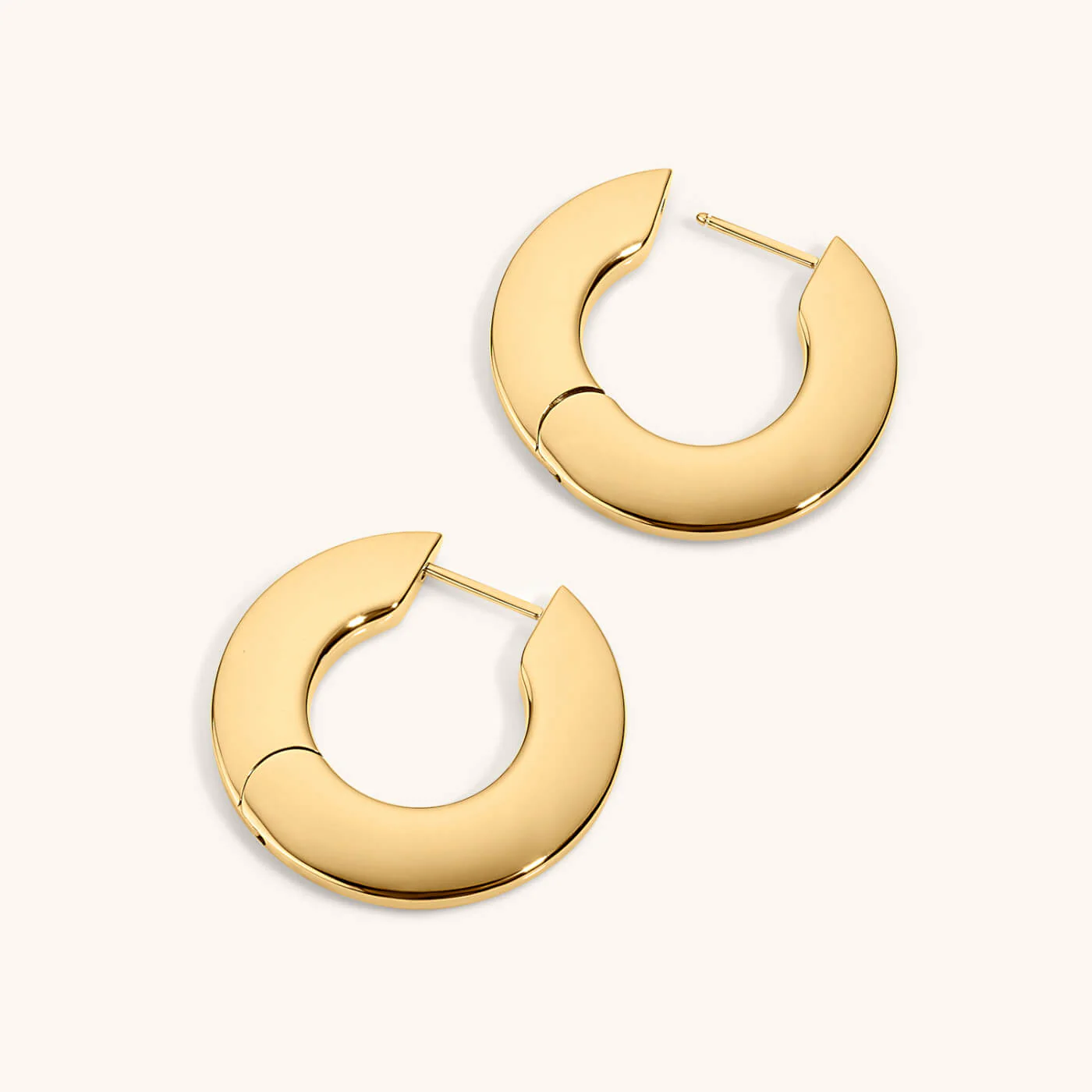 Disc Hoops in Titanium - Image 4
