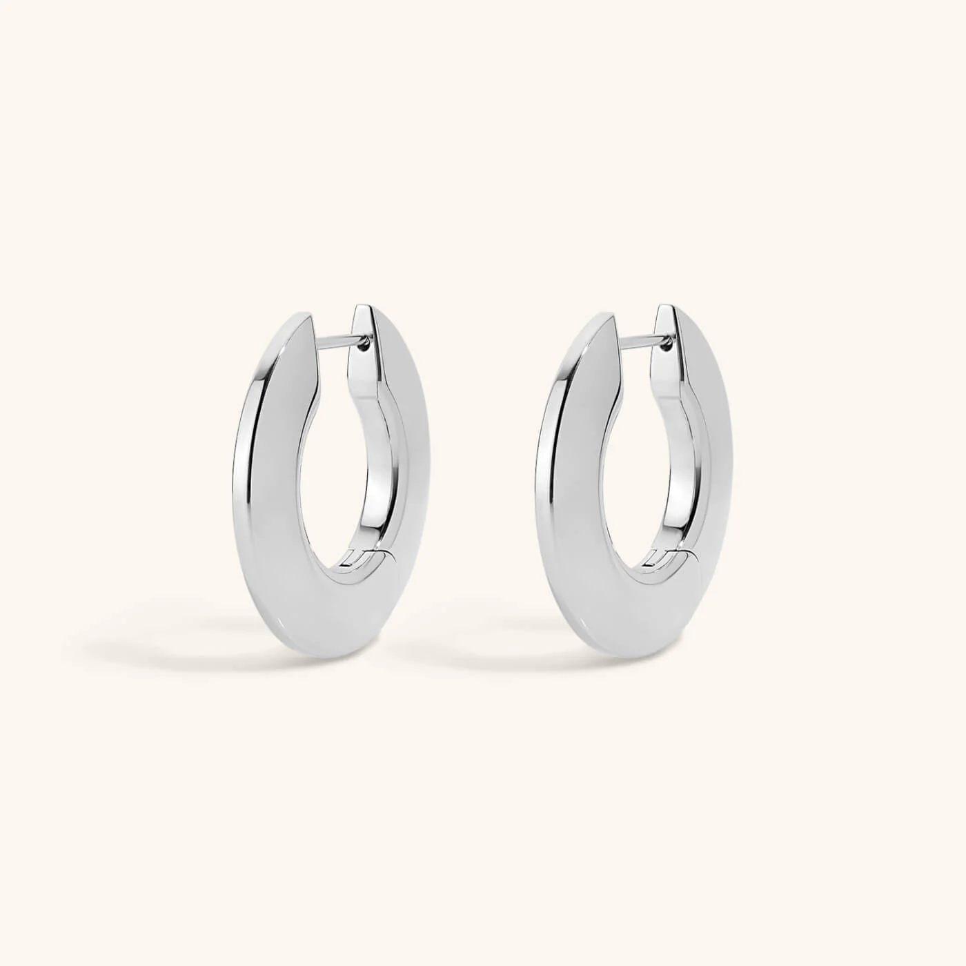 Disc Hoops in Titanium - Image 5