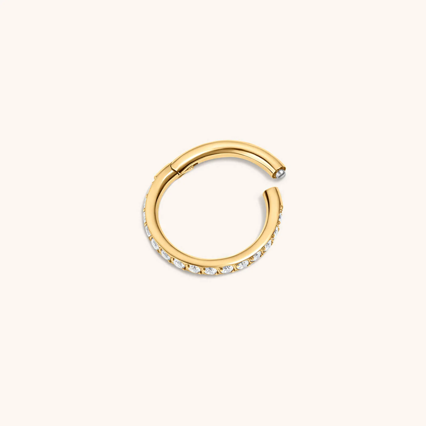 Eternity Cartilage Hoop in 14k Gold - Image 5