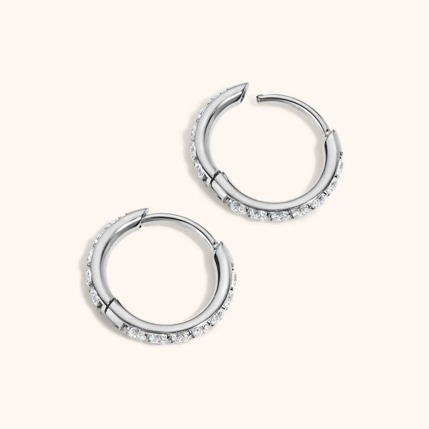 Everyday Hoop Duo in Titanium - Image 6