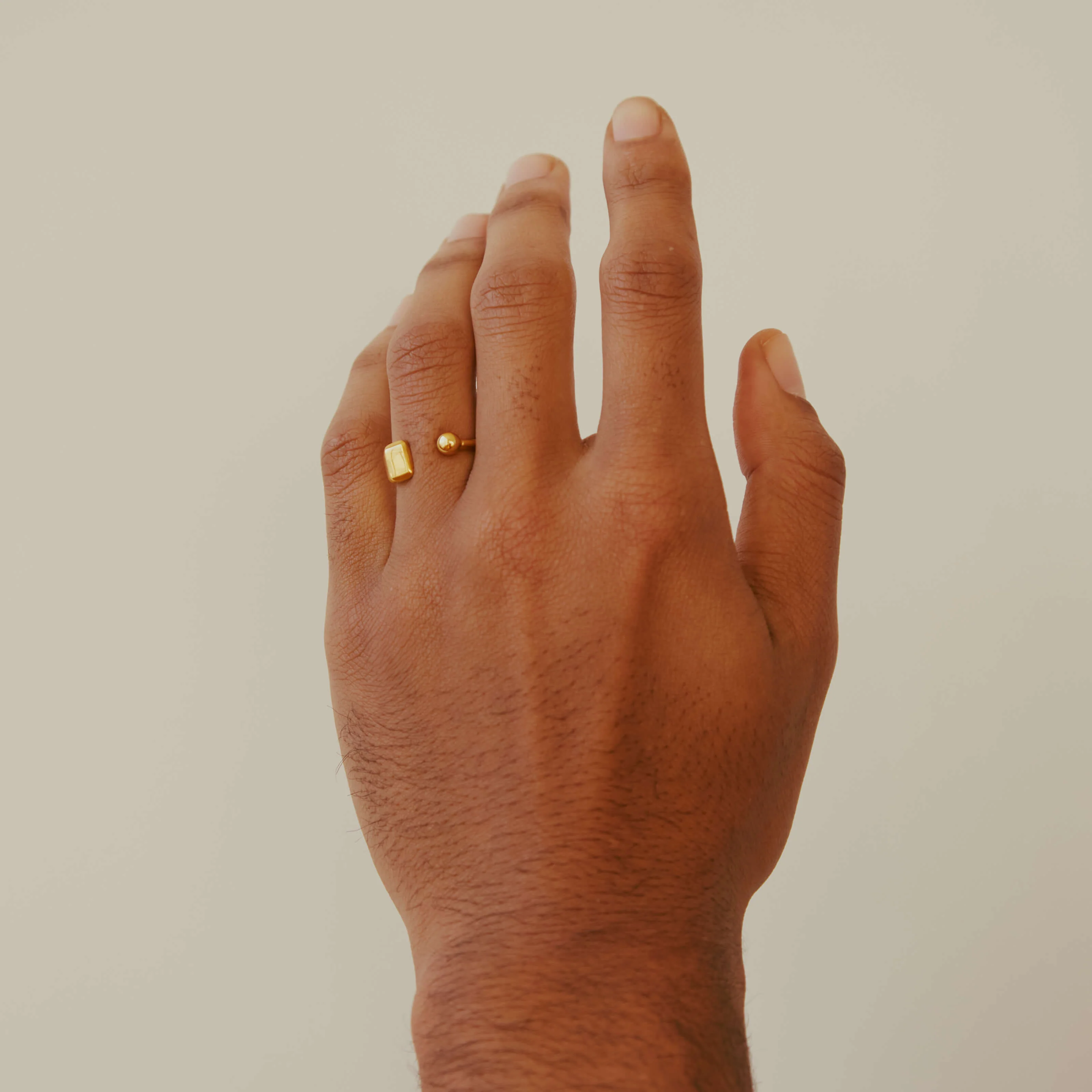 Floating Sphere Signet Ring - Image 4