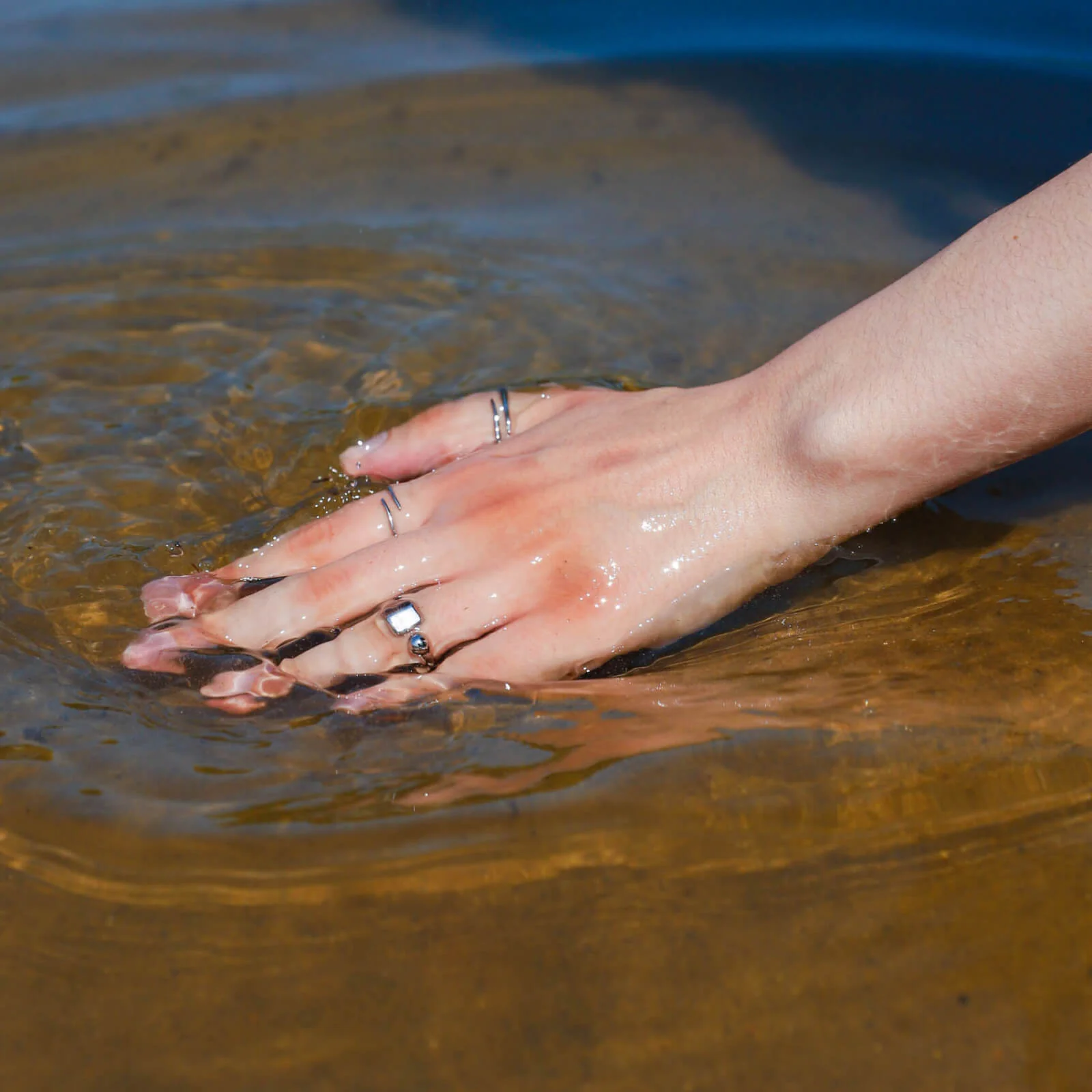 Floating Sphere Signet Ring - Image 6