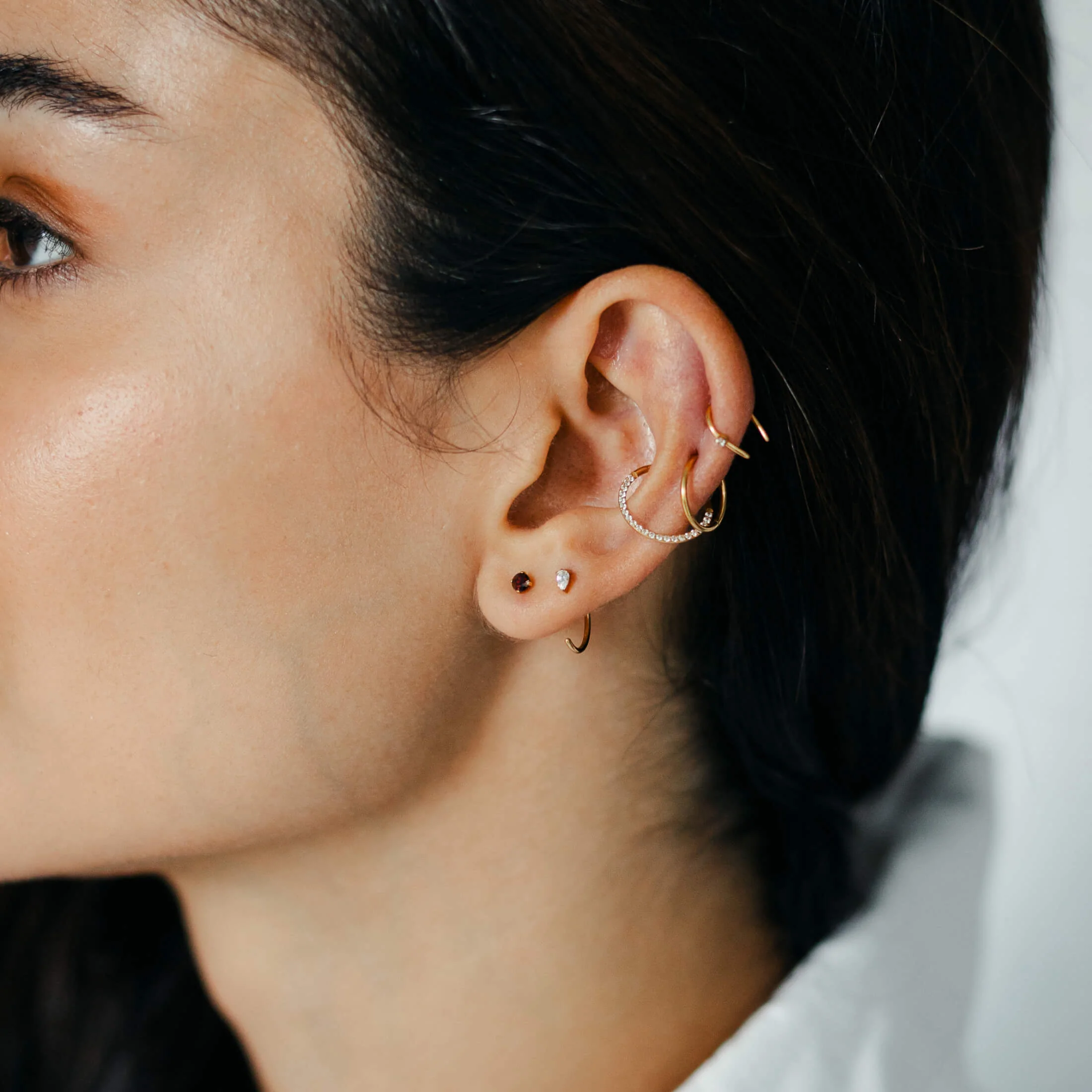 Garnet Nap Earrings - Image 2