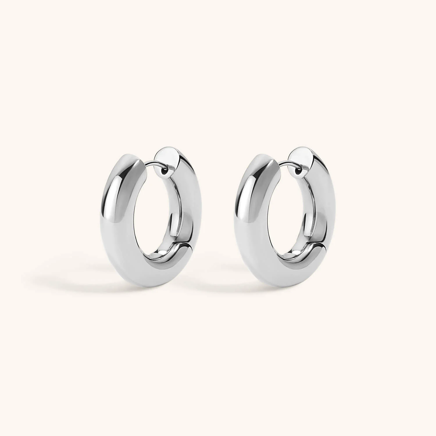 Mini Every Body Hoops in Titanium - Image 4