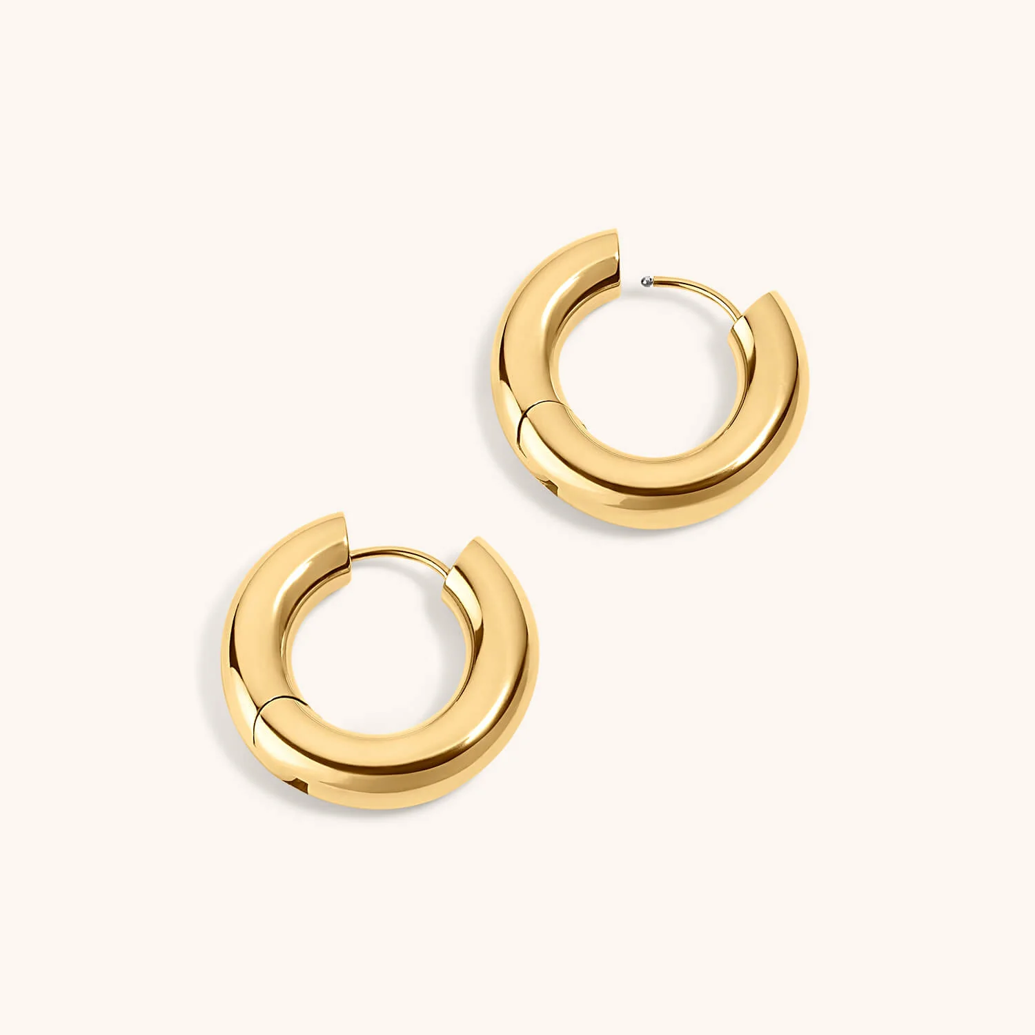 Mini Every Body Hoops in Titanium - Image 5