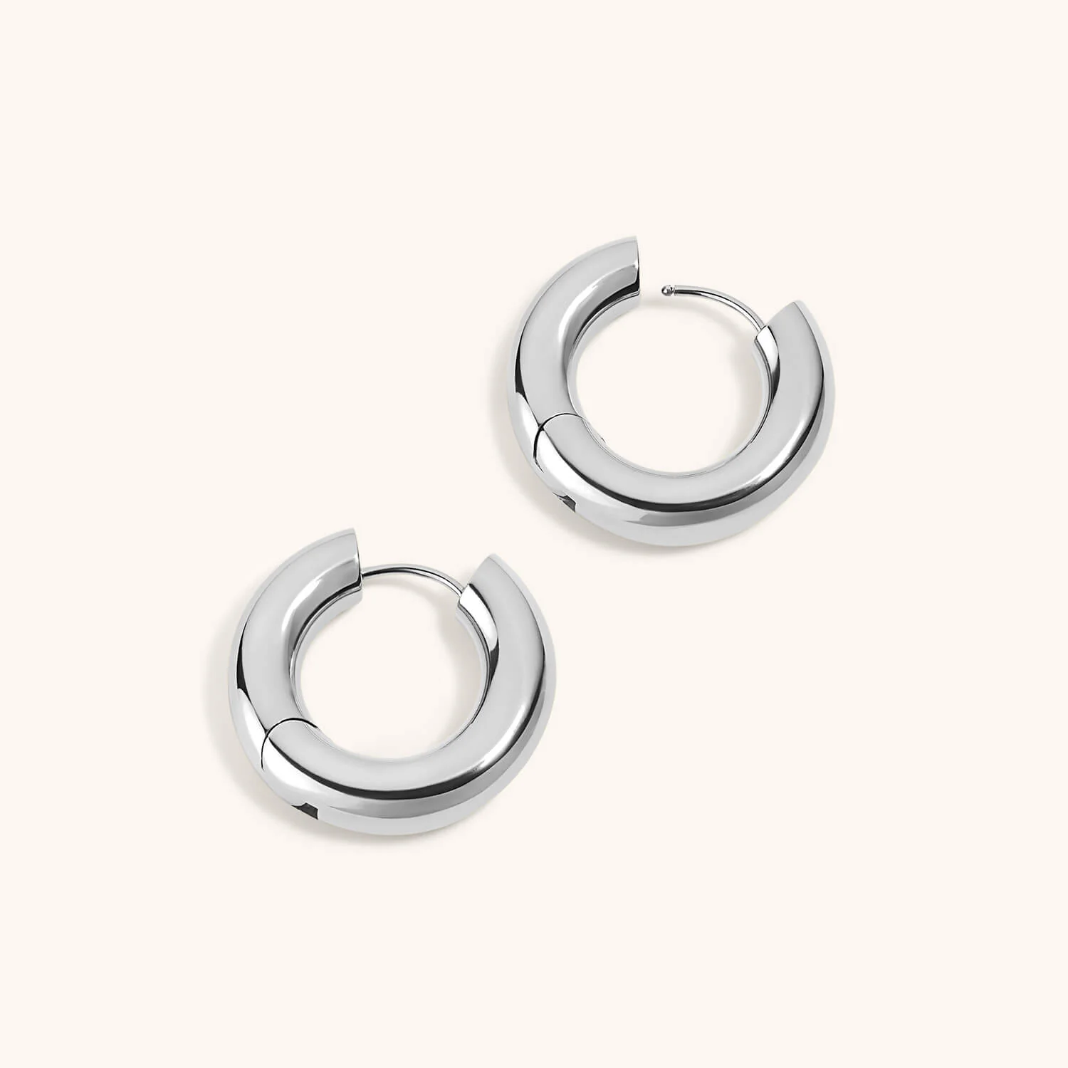 Mini Every Body Hoops in Titanium - Image 7