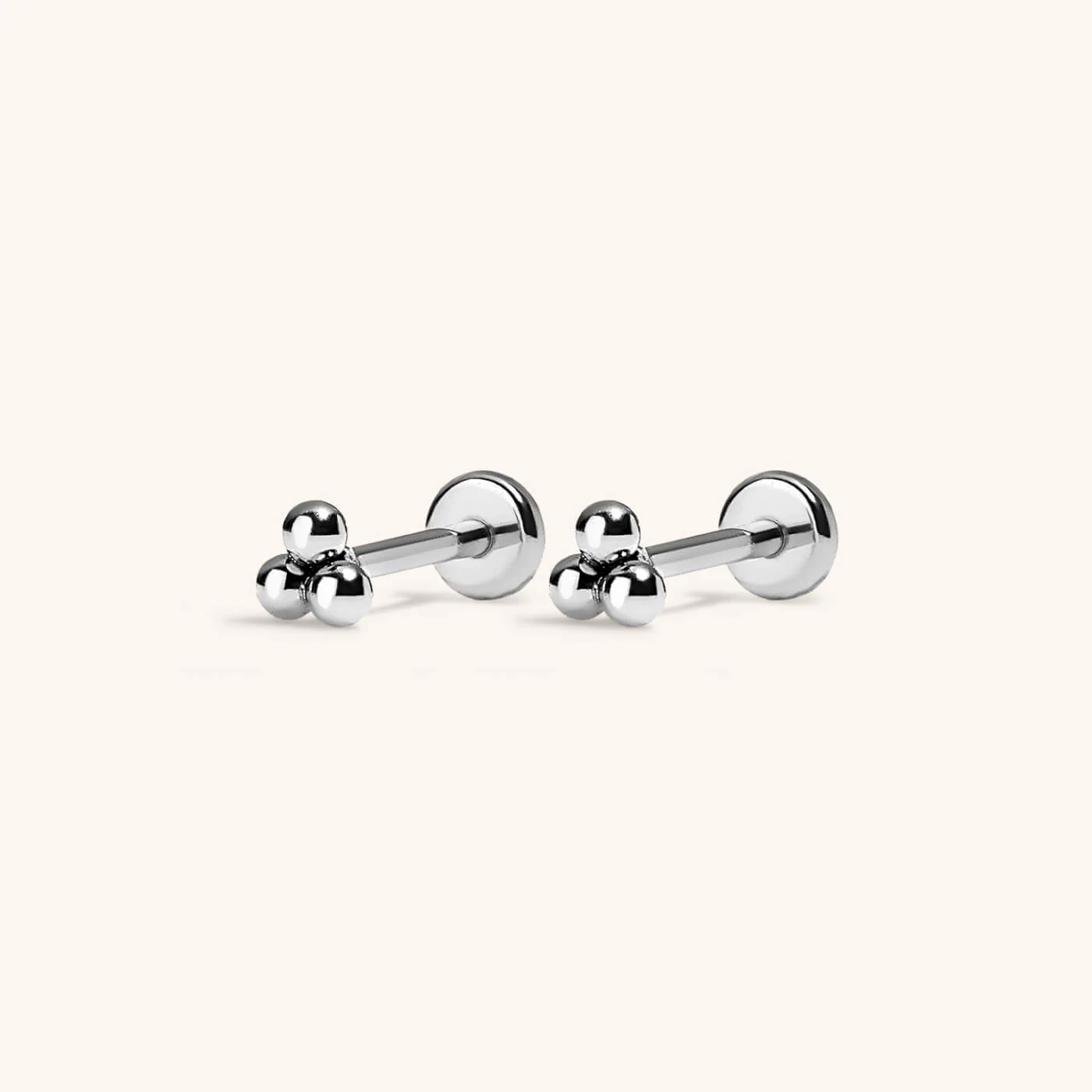 Tiny Trinity Nap Earrings - Image 4