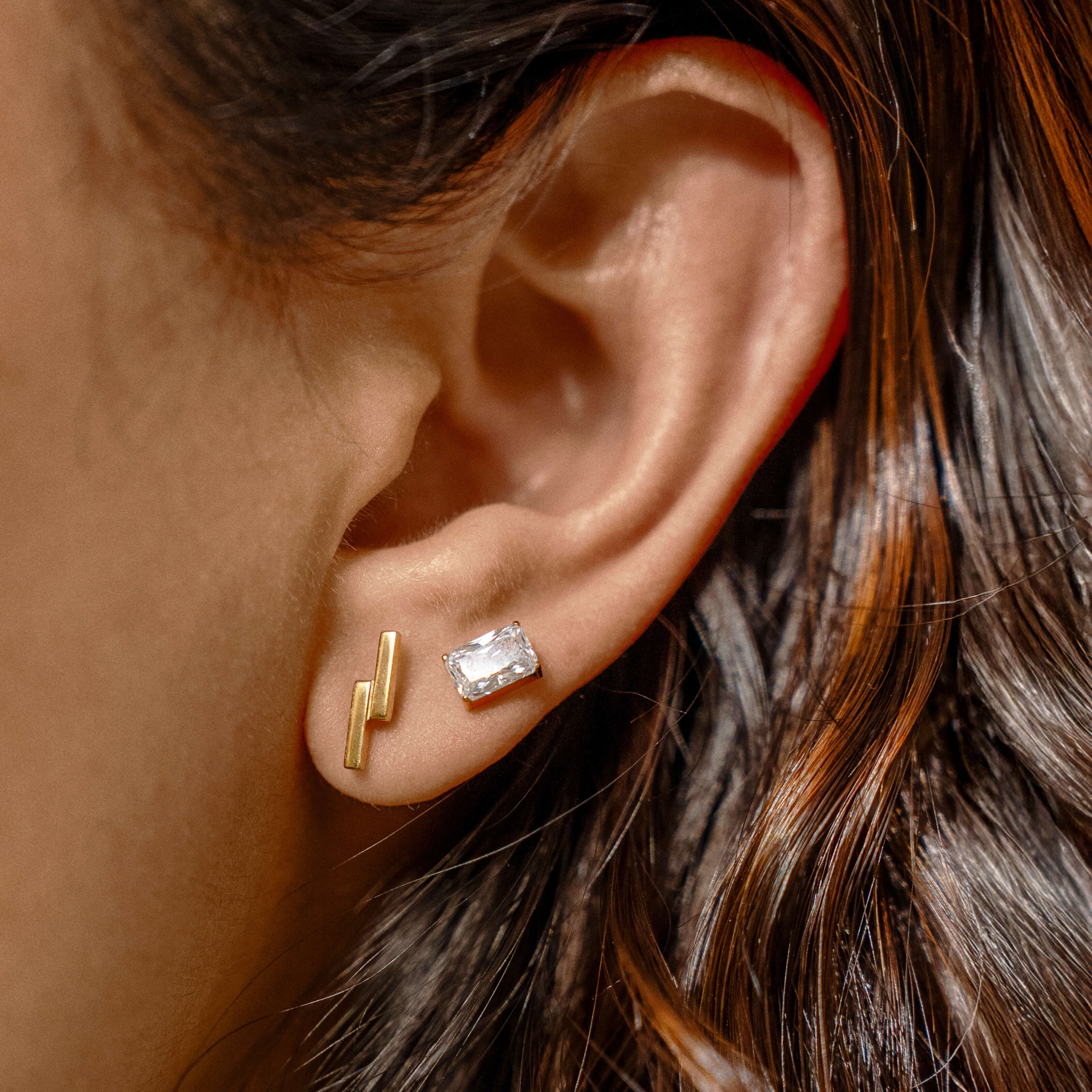 Modernist Nap Earrings Duo - Image 2