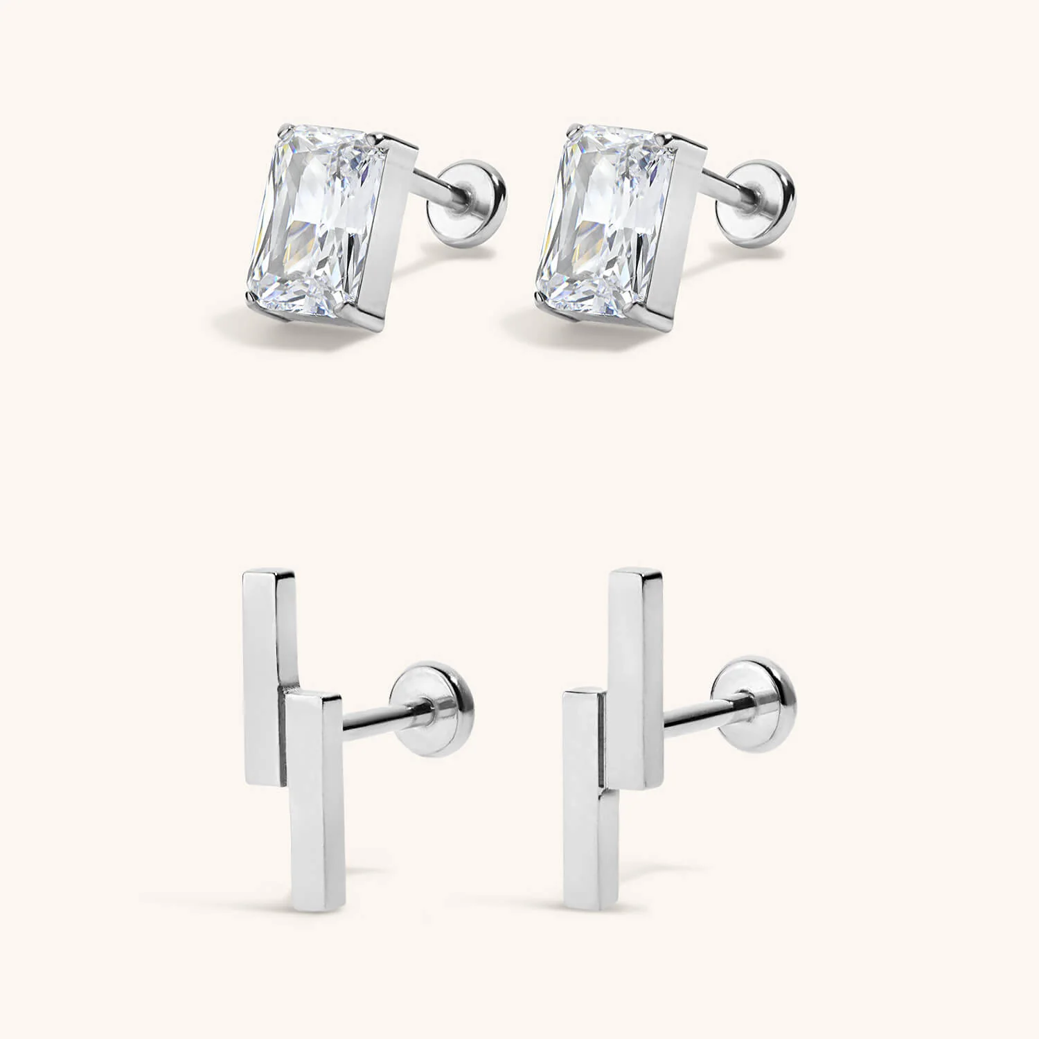 Modernist Nap Earrings Duo - Image 5
