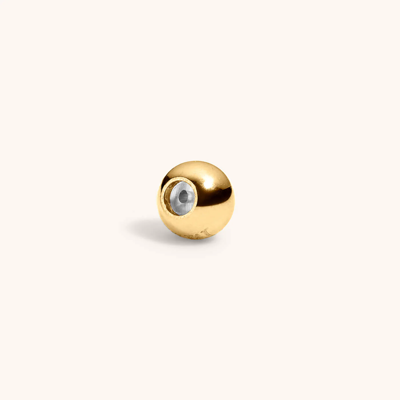 Tiny Crystal Studs in Titanium - Image 9