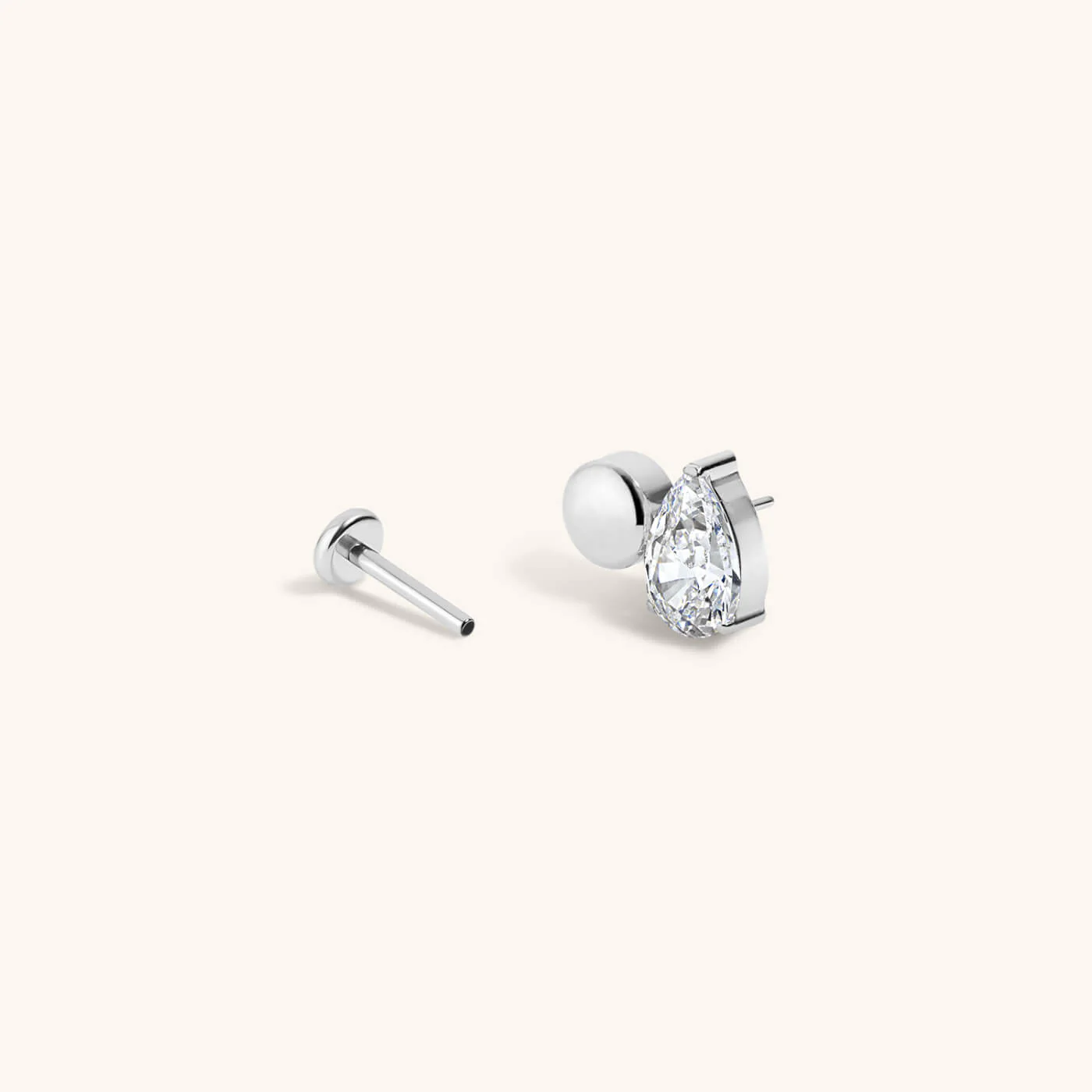Toi Et Moi Sphere and Pear Nap Earrings - Image 7